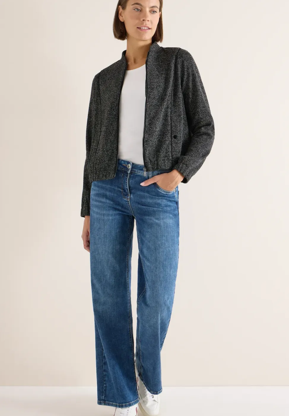 Blouson met elastische zoom