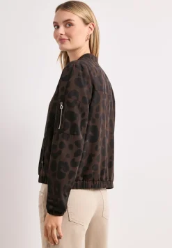 Blouson met rits en print