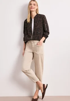 Blouson met rits en print