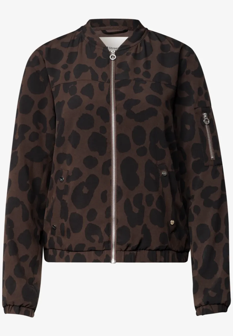 Blouson met rits en print