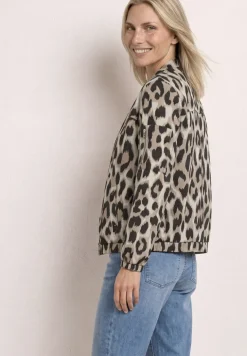 Blouson met rits en print