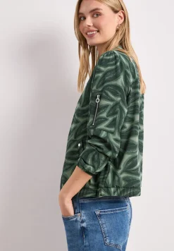 Blouson met rits en print