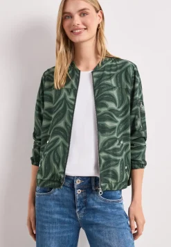 Blouson met rits en print