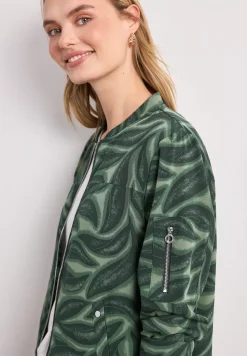 Blouson met rits en print