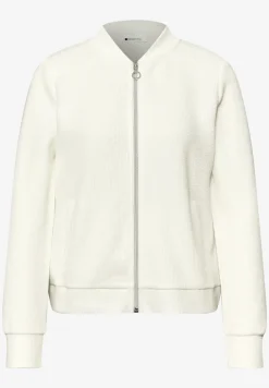 Blouson met rits en textuur