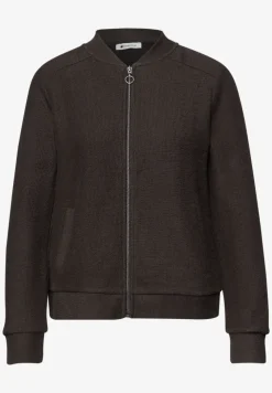 Blouson met rits en textuur