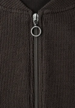 Blouson met rits en textuur