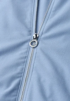 Blouson met ronde hals en ritssluiting