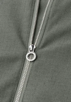 Blouson met ronde hals en ritssluiting