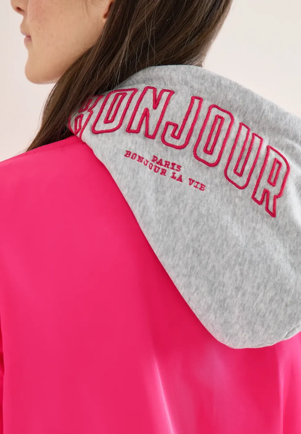 Blouson met sweatcapuchon