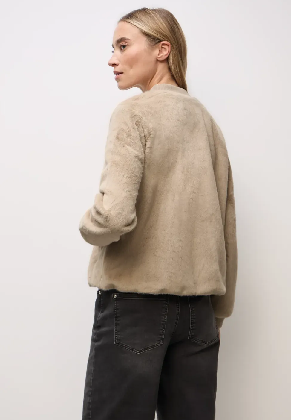 Blouson van imitatiebont