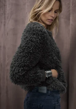 Blouson van imitatiebont