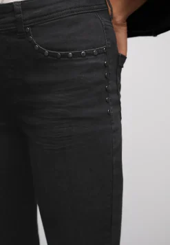 Bootcut jeans met klinknagels