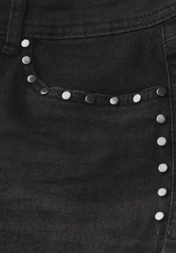 Bootcut jeans met klinknagels