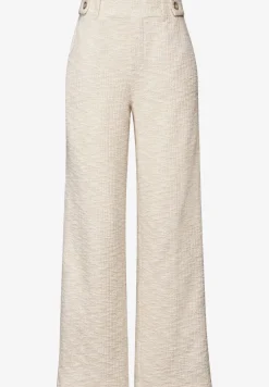 Bouclé broek met rechte pijpen