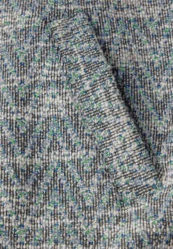 Bouclé vest met capuchon
