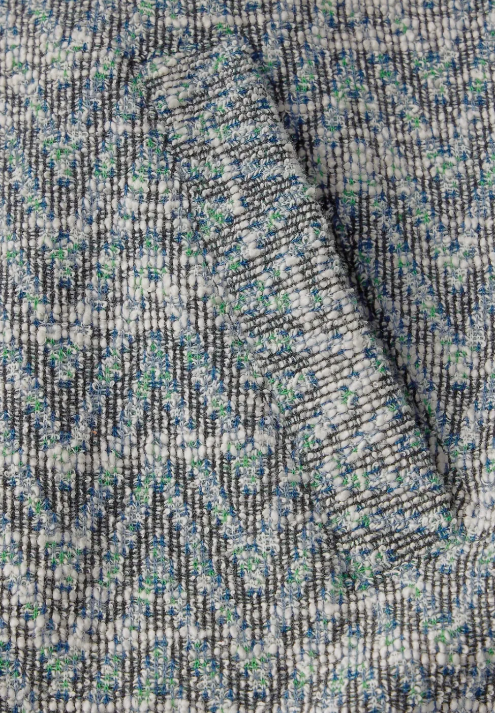 Bouclé vest met capuchon