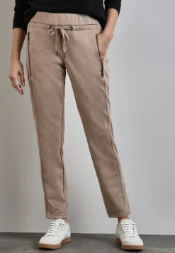 Broek in velourslook