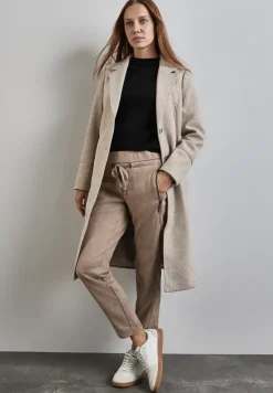Broek in velourslook
