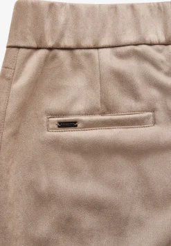 Broek in velourslook