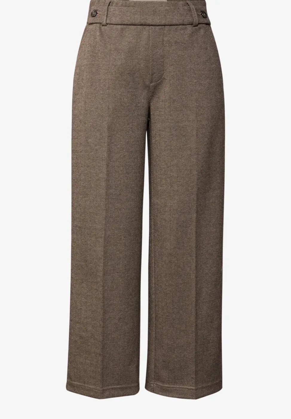 Broek met gedessineerde straight legs