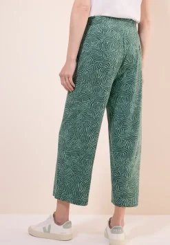 Broek met gedessineerde Wide Legs