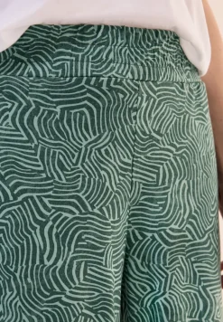 Broek met gedessineerde Wide Legs