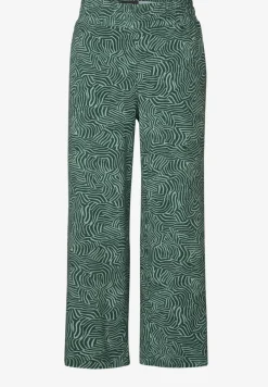 Broek met gedessineerde Wide Legs