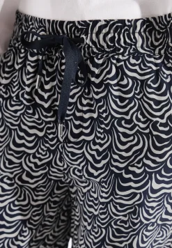 Broek met gedessineerde Wide Legs