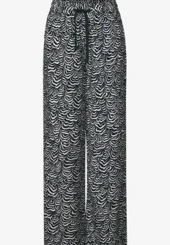 Broek met gedessineerde Wide Legs
