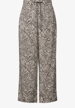 Broek met gedessineerde Wide Legs
