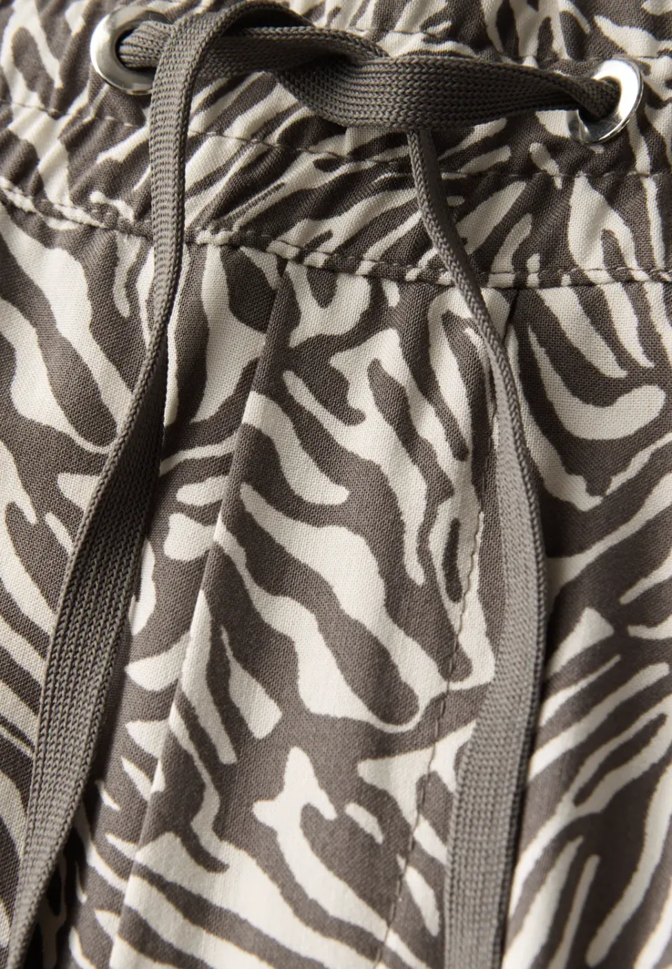 Broek met gedessineerde Wide Legs