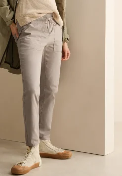 Broek met gewassen look