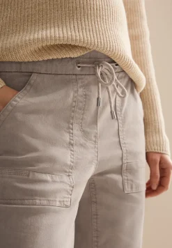 Broek met gewassen look