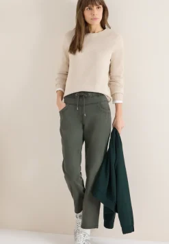 Broek met gewassen look
