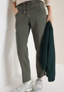 Broek met gewassen look