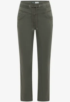Broek met gewassen look
