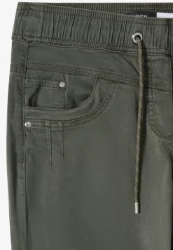 Broek met gewassen look