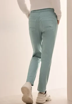 Broek met gewassen look