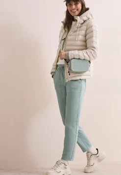 Broek met gewassen look