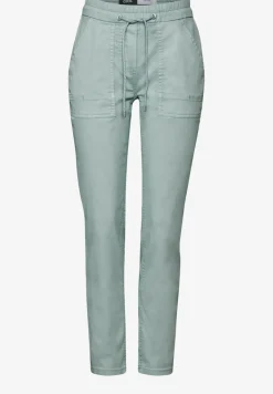 Broek met gewassen look
