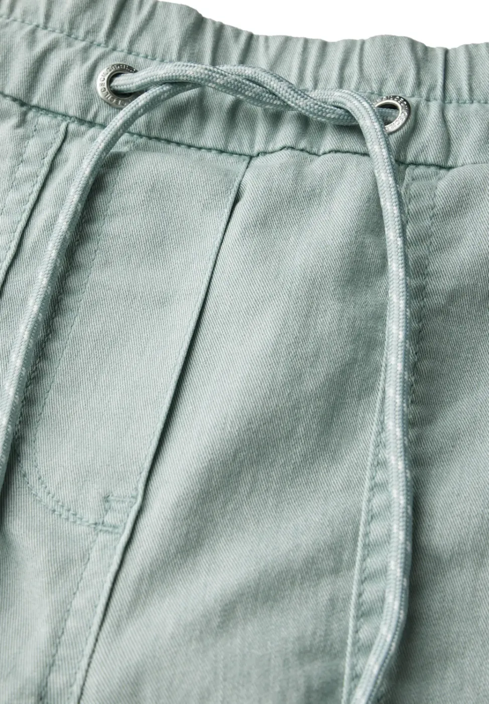 Broek met gewassen look