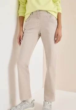 Broek met gewassen look