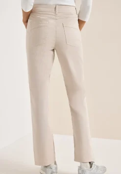 Broek met gewassen look