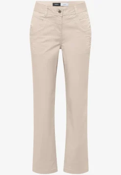 Broek met gewassen look