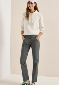 Broek met gewassen look