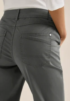 Broek met gewassen look