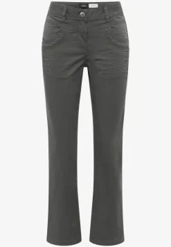 Broek met gewassen look