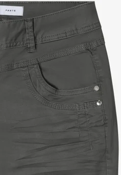 Broek met gewassen look