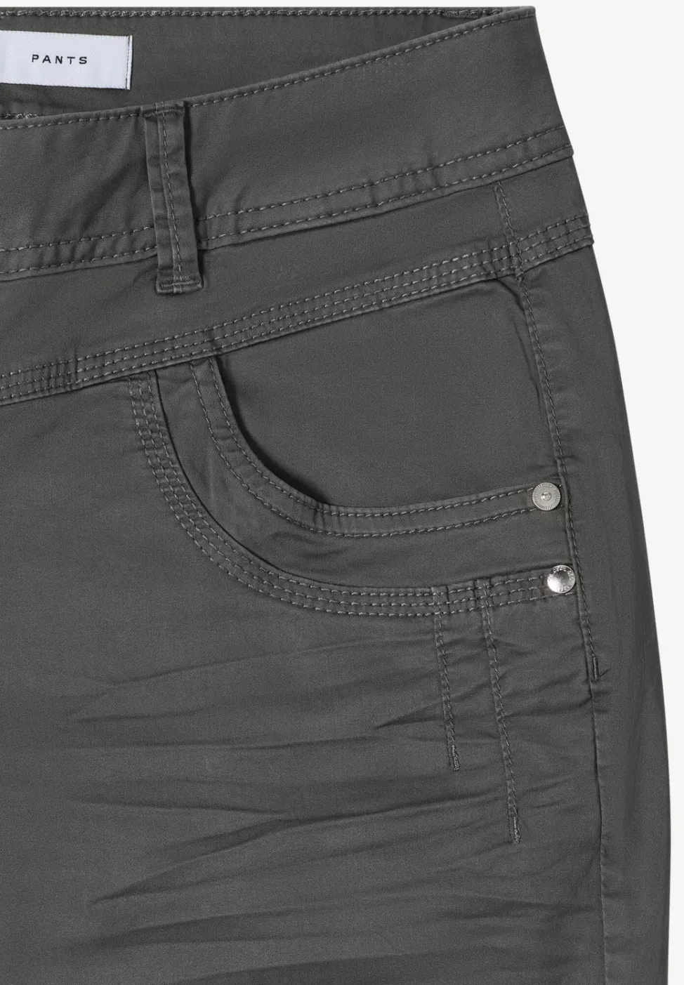 Broek met gewassen look